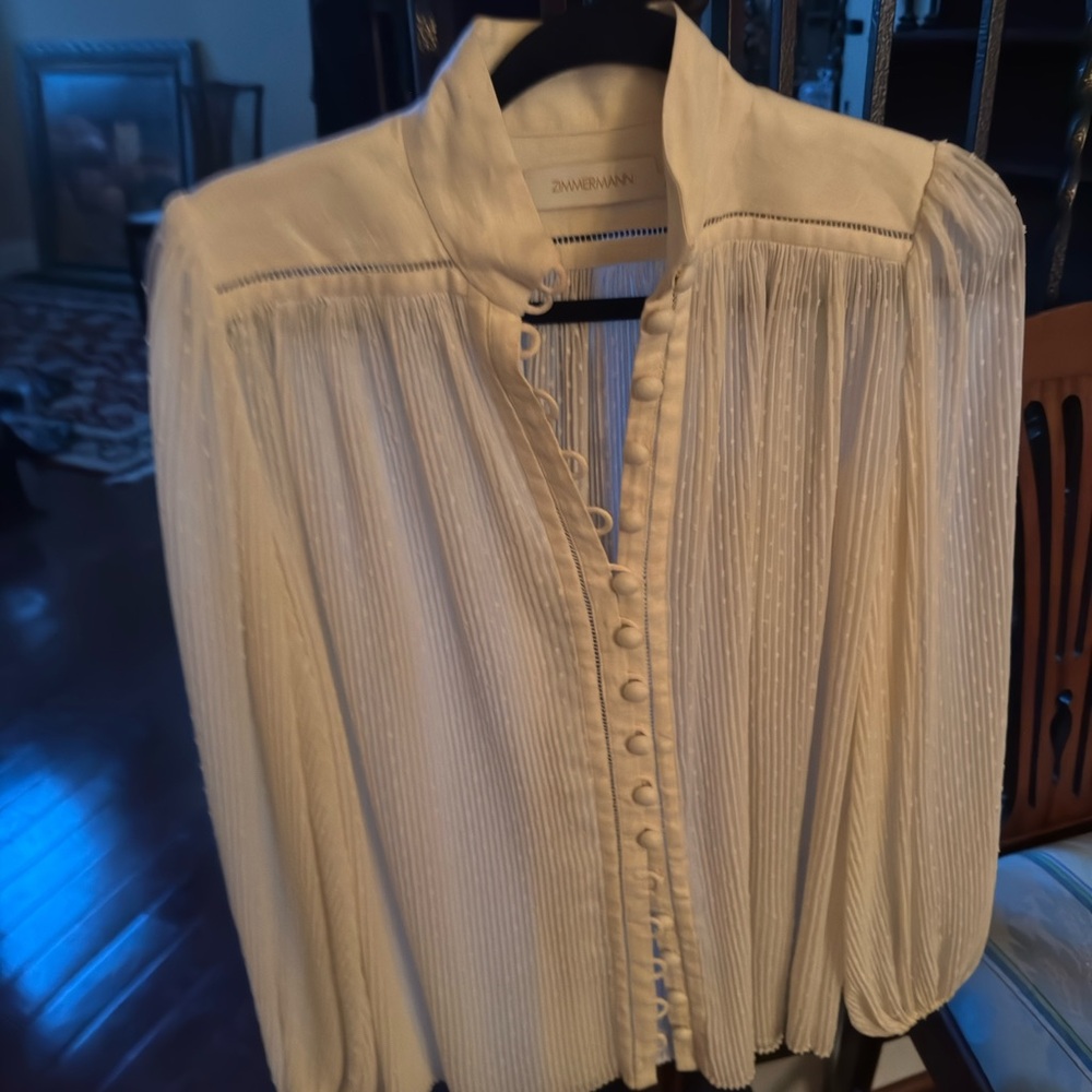 Zimmermann Cream Women's Top
